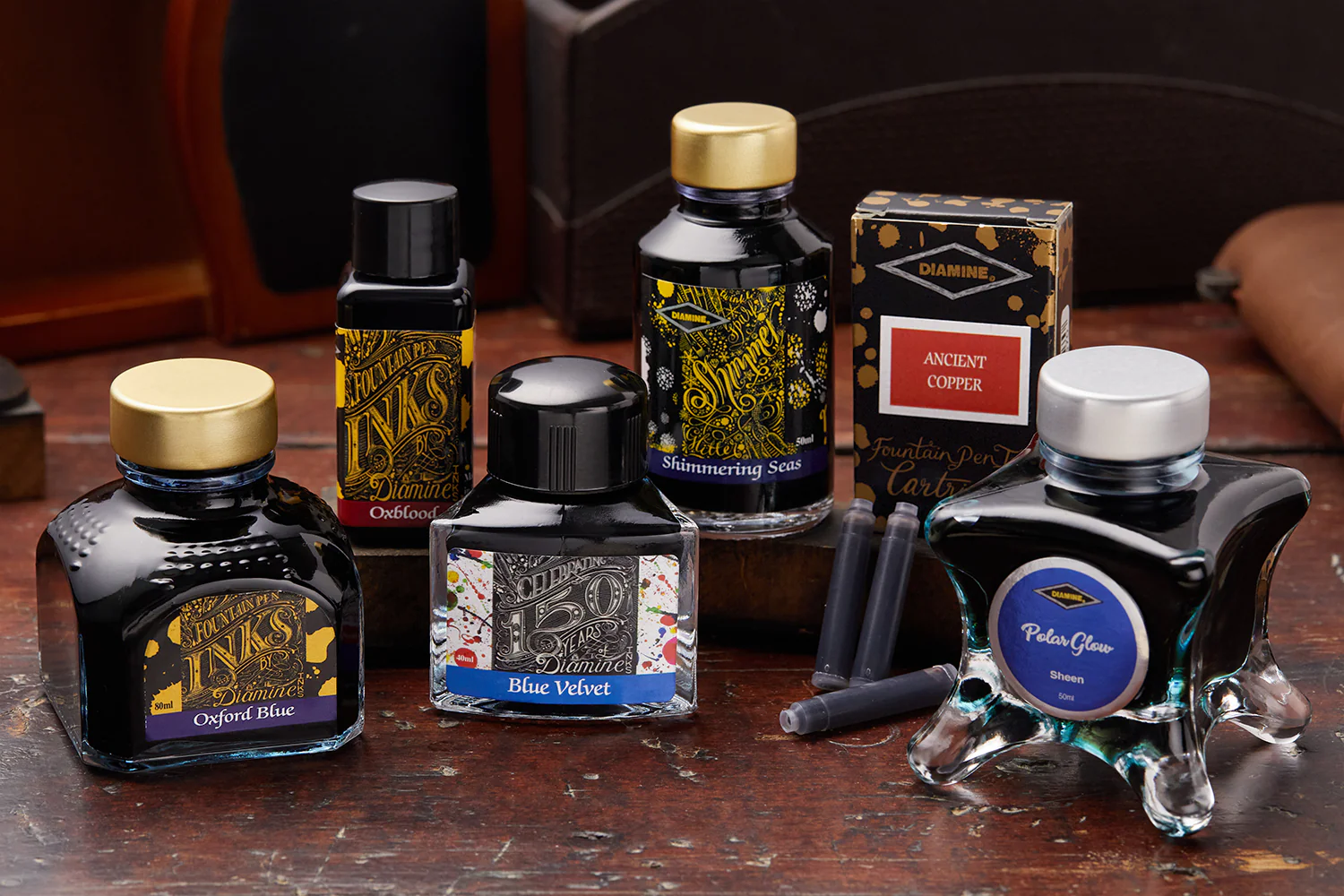 Diamine Oxblood - 30ml Bottled Ink - Image 19