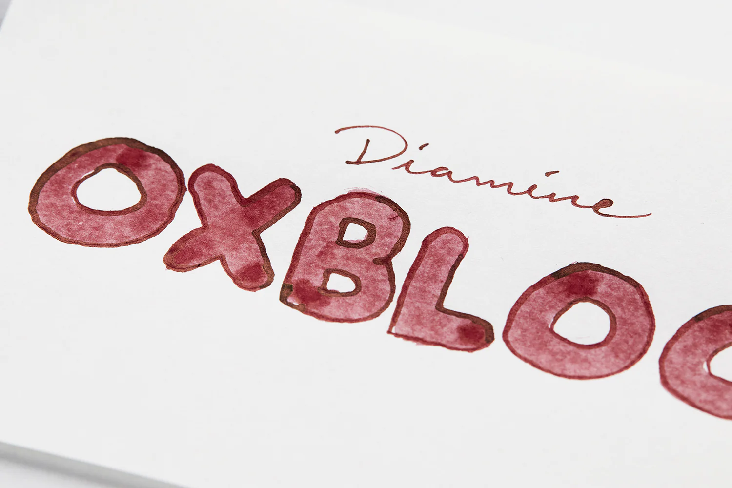 Diamine Oxblood - Ink Sample - Image 4