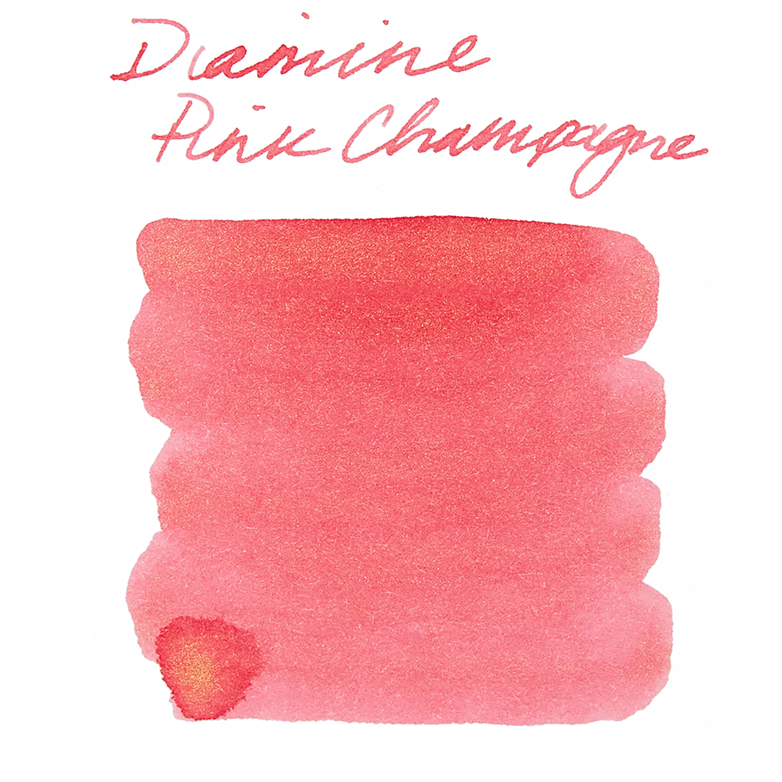 Diamine Pink Champagne - Ink Sample