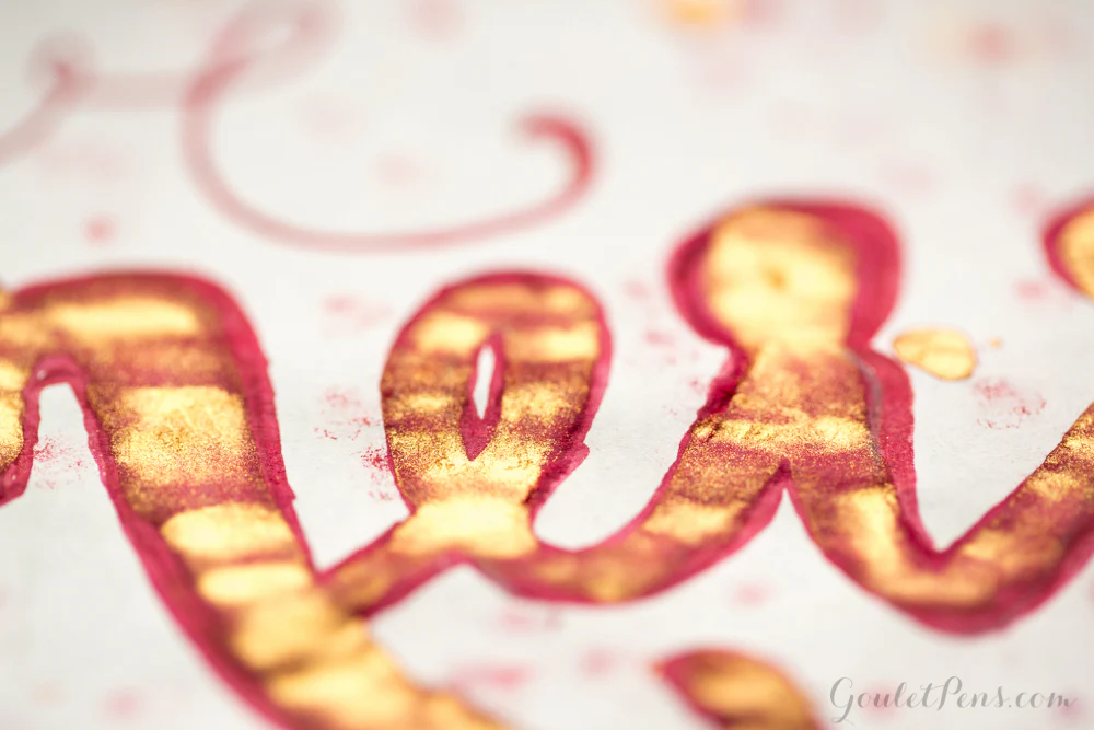 Diamine Red Lustre - 50ml Bottled Ink - Image 5