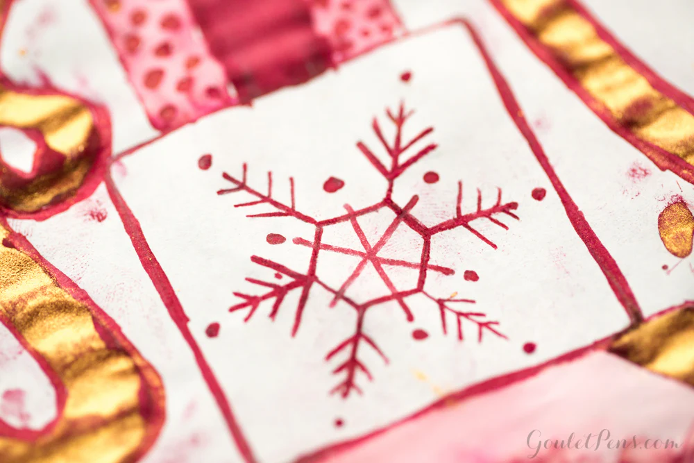 Diamine Red Lustre - Ink Sample - Image 4