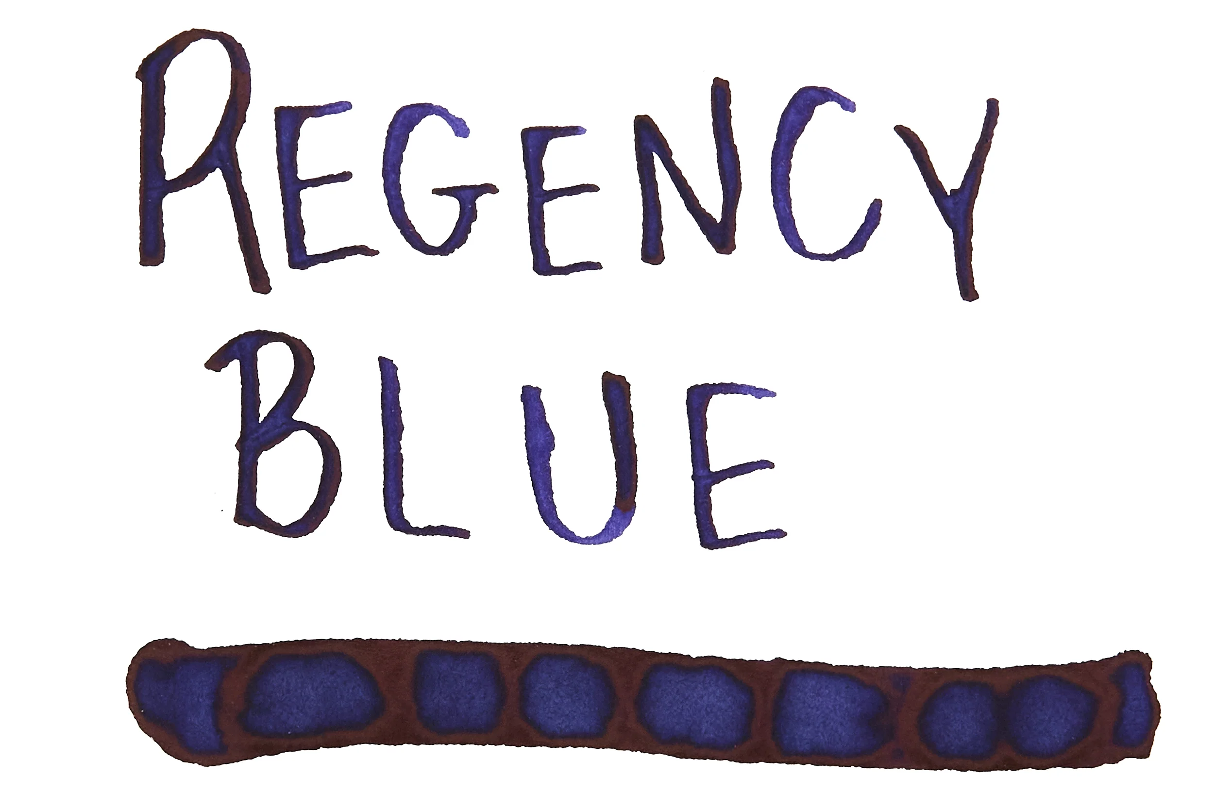 Diamine Regency Blue - Ink Sample - Image 5