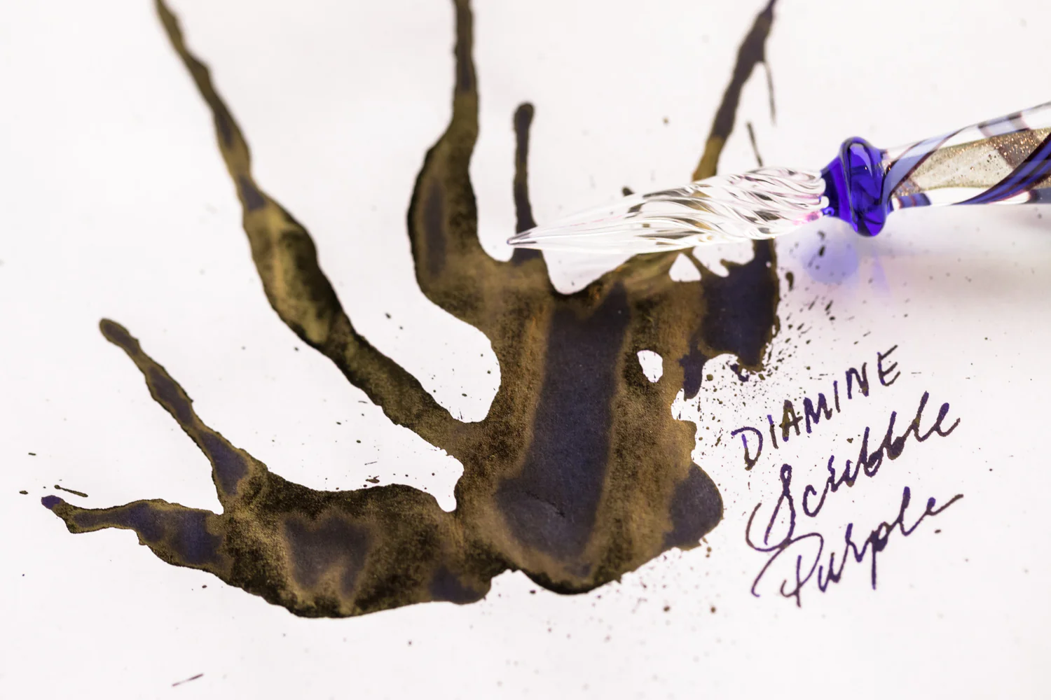 Diamine Scribble Purple - Ink Sample - Image 2