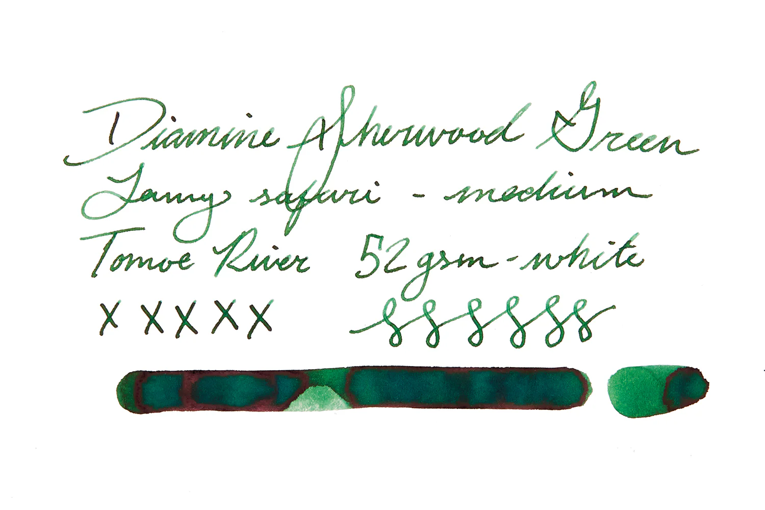 Diamine Sherwood Green - 30ml Bottled Ink - Image 7