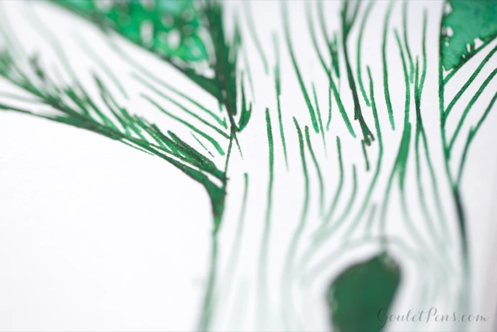 Diamine Sherwood Green - Ink Sample - Image 8