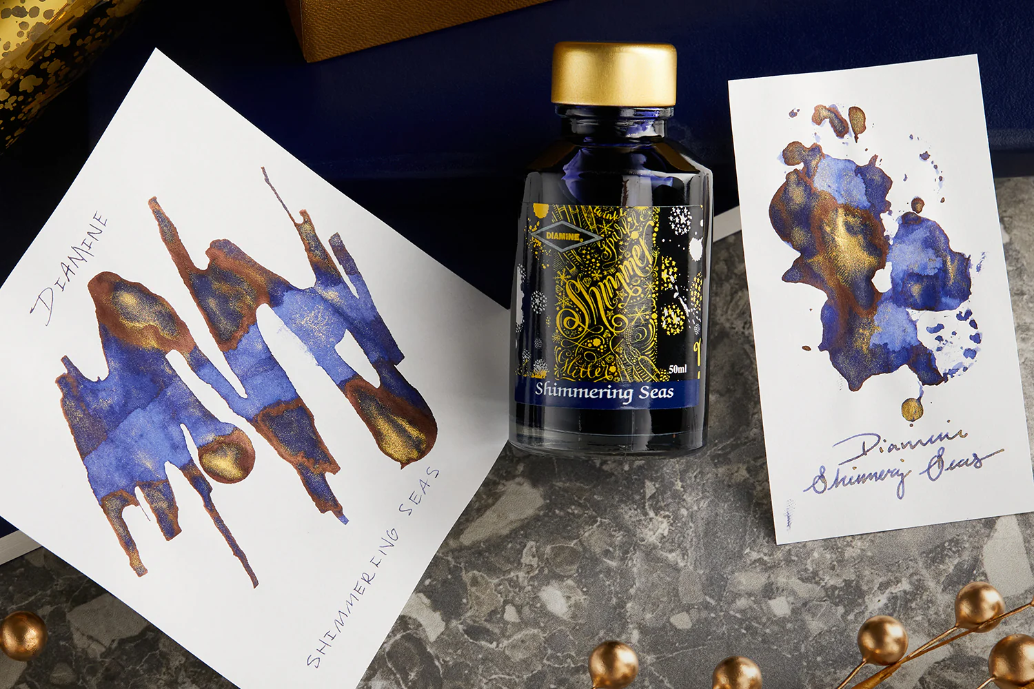 Diamine Shimmering Seas - Ink Sample - Image 10