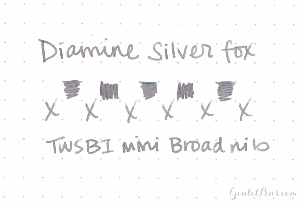 Diamine Silver Fox - 40ml Bottled Ink - Image 4