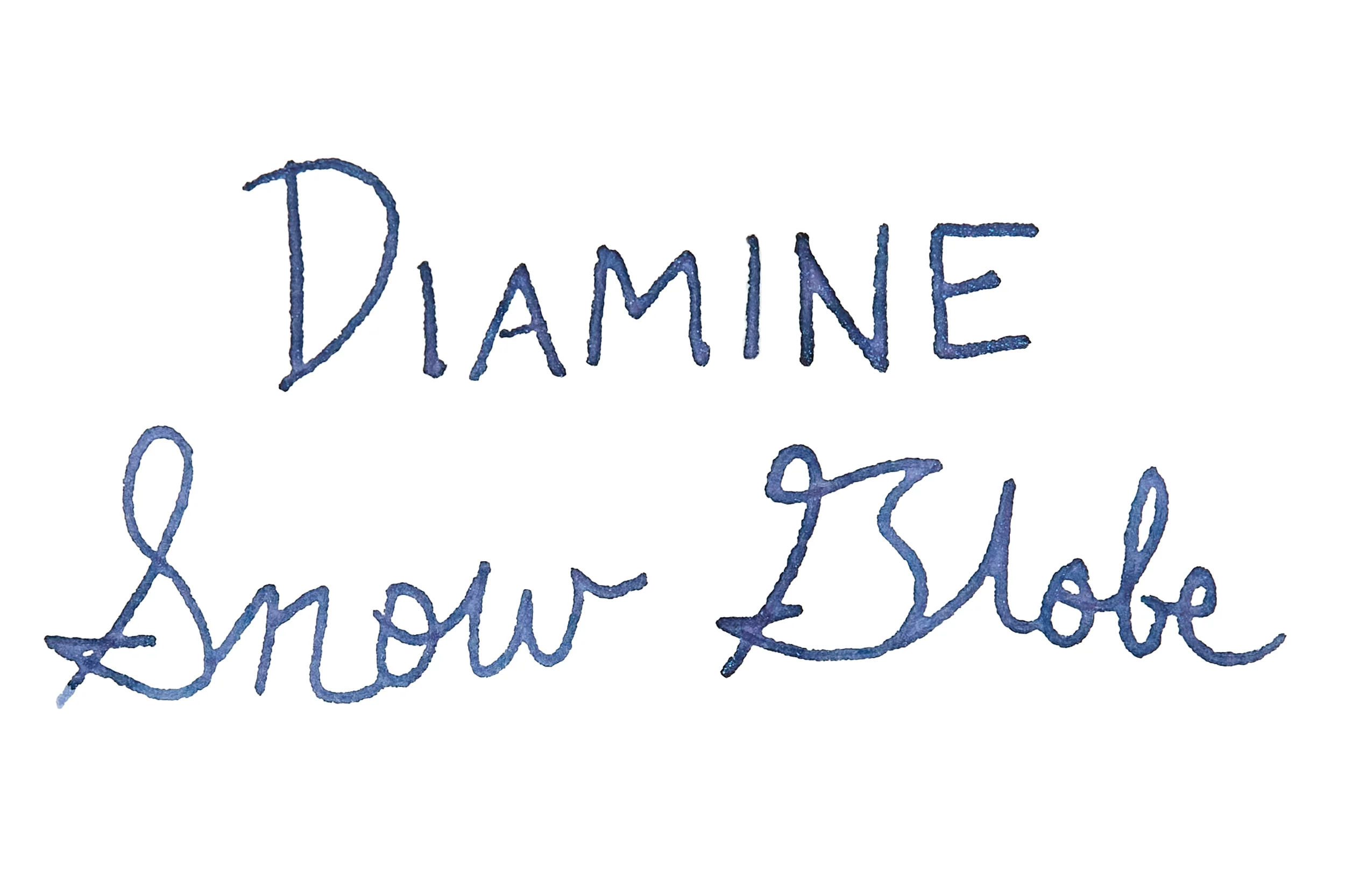Diamine Snow Globe - Ink Sample - Image 2