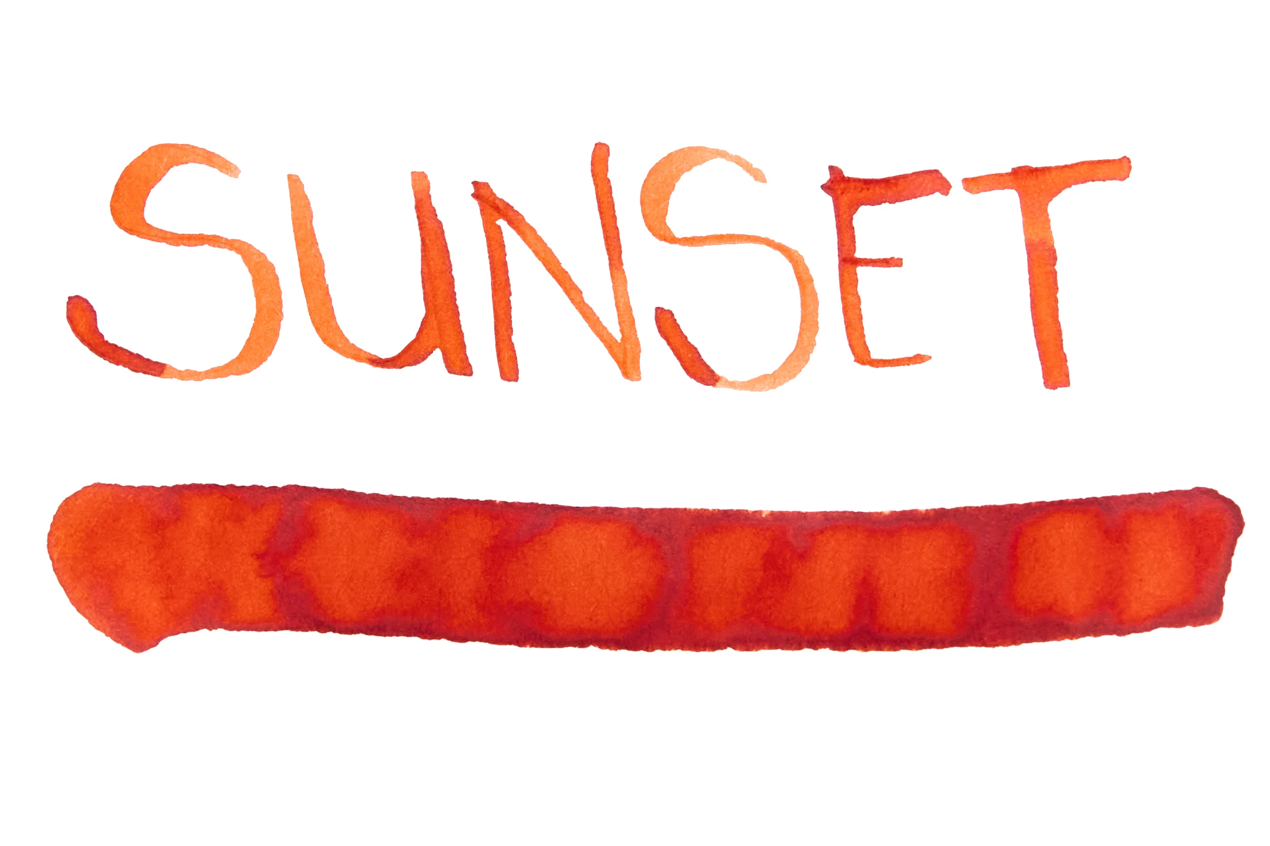 Diamine Sunset - Ink Sample - Image 5