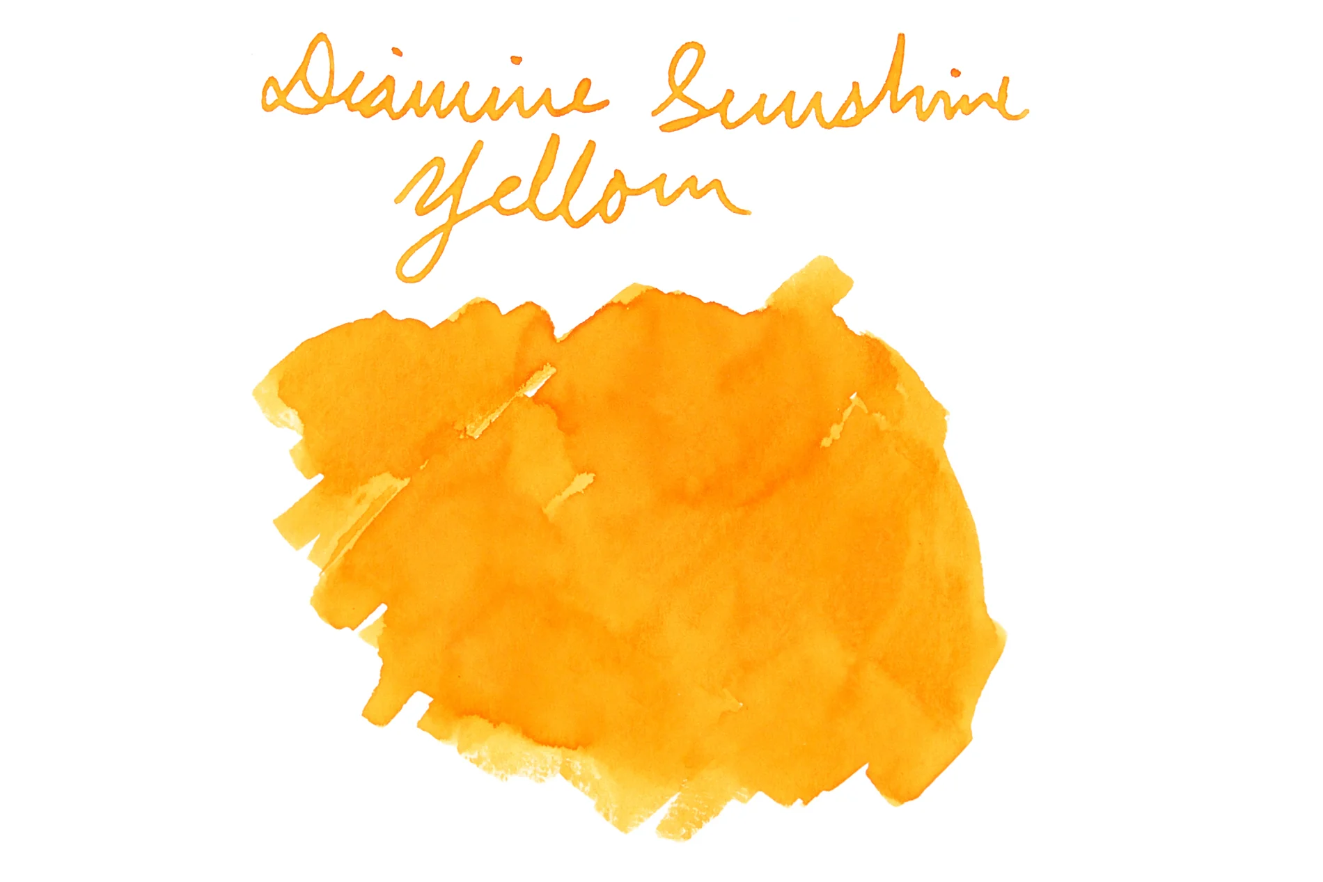 Diamine Sunshine Yellow - Ink Sample - Image 6