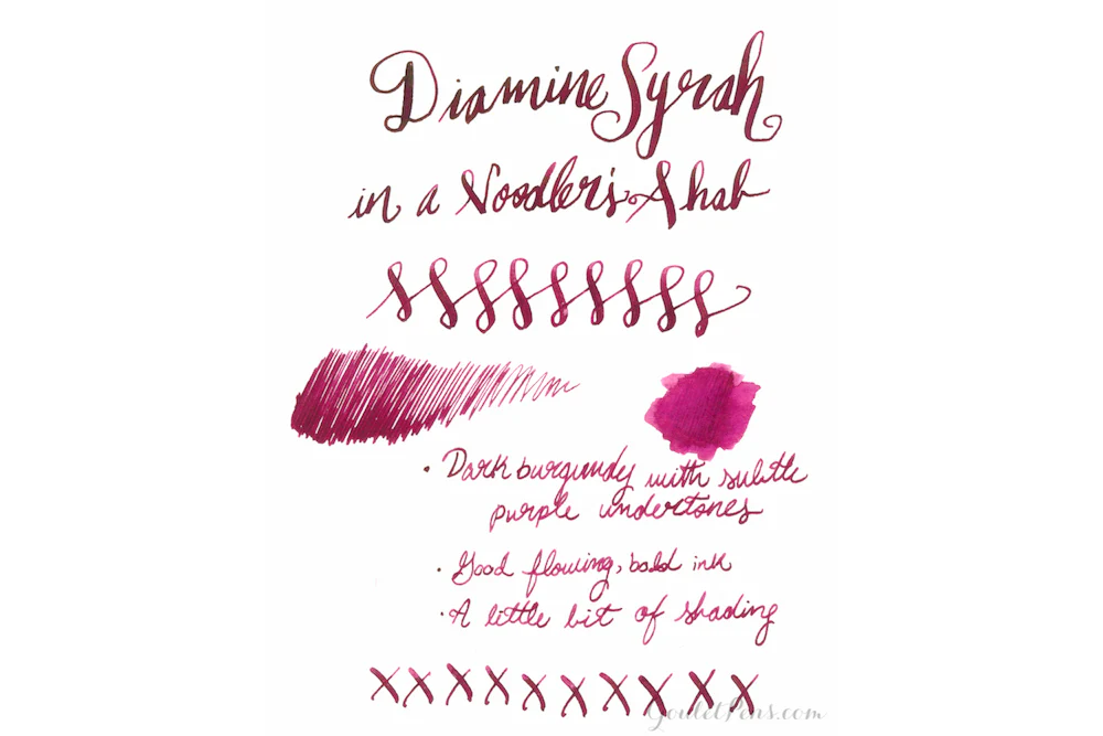 Diamine Syrah - 30ml Bottled Ink - Image 10