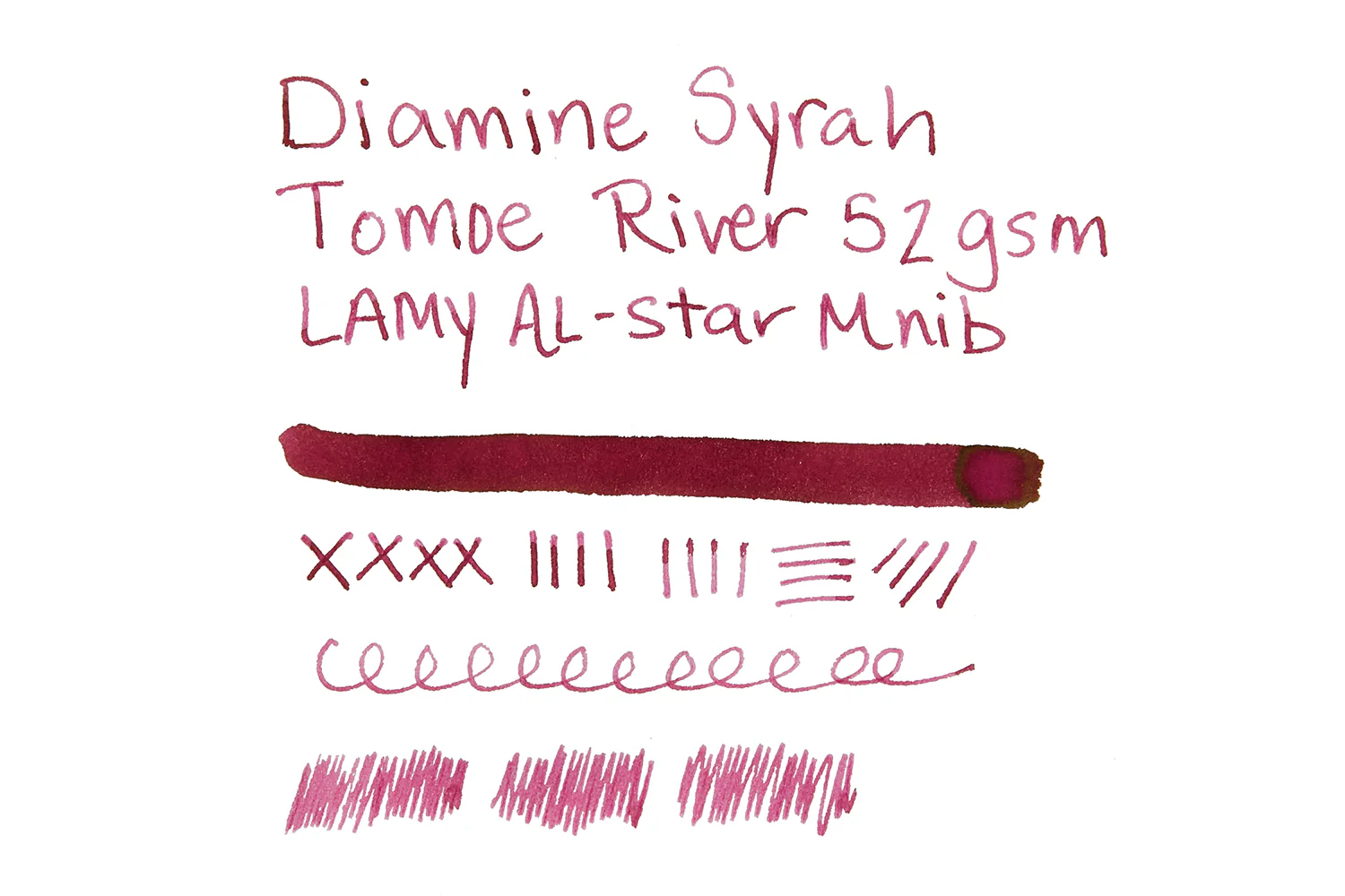 Diamine Syrah - 30ml Bottled Ink - Image 6