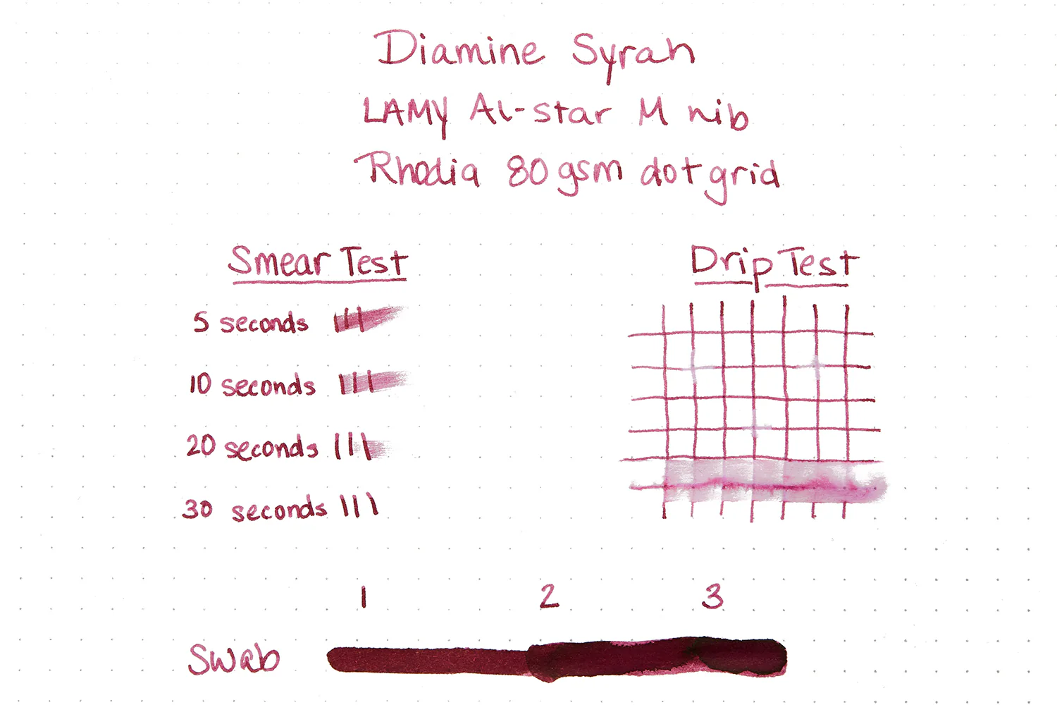Diamine Syrah - 80ml Bottled Ink - Image 7