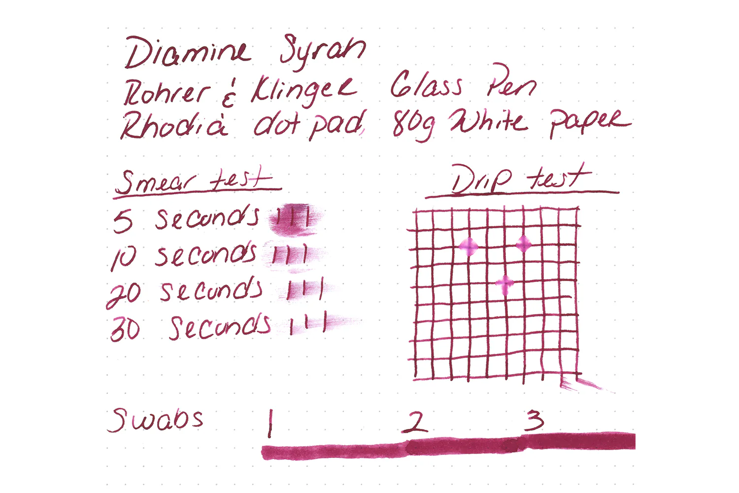 Diamine Syrah - 80ml Bottled Ink - Image 9