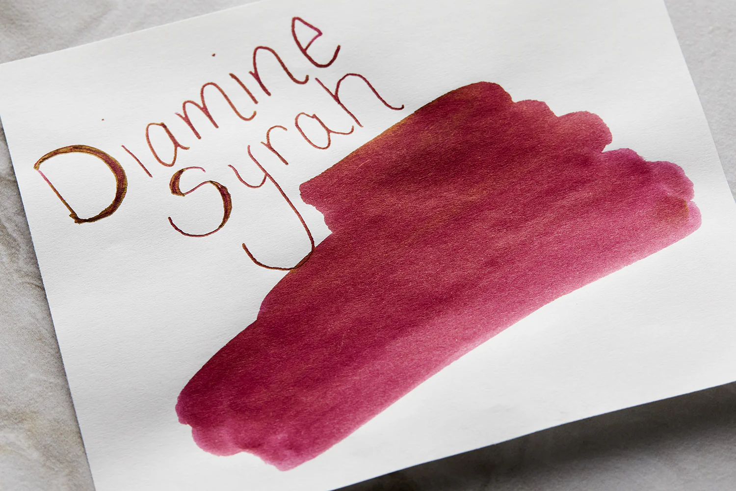 Diamine Syrah - Ink Sample - Image 2