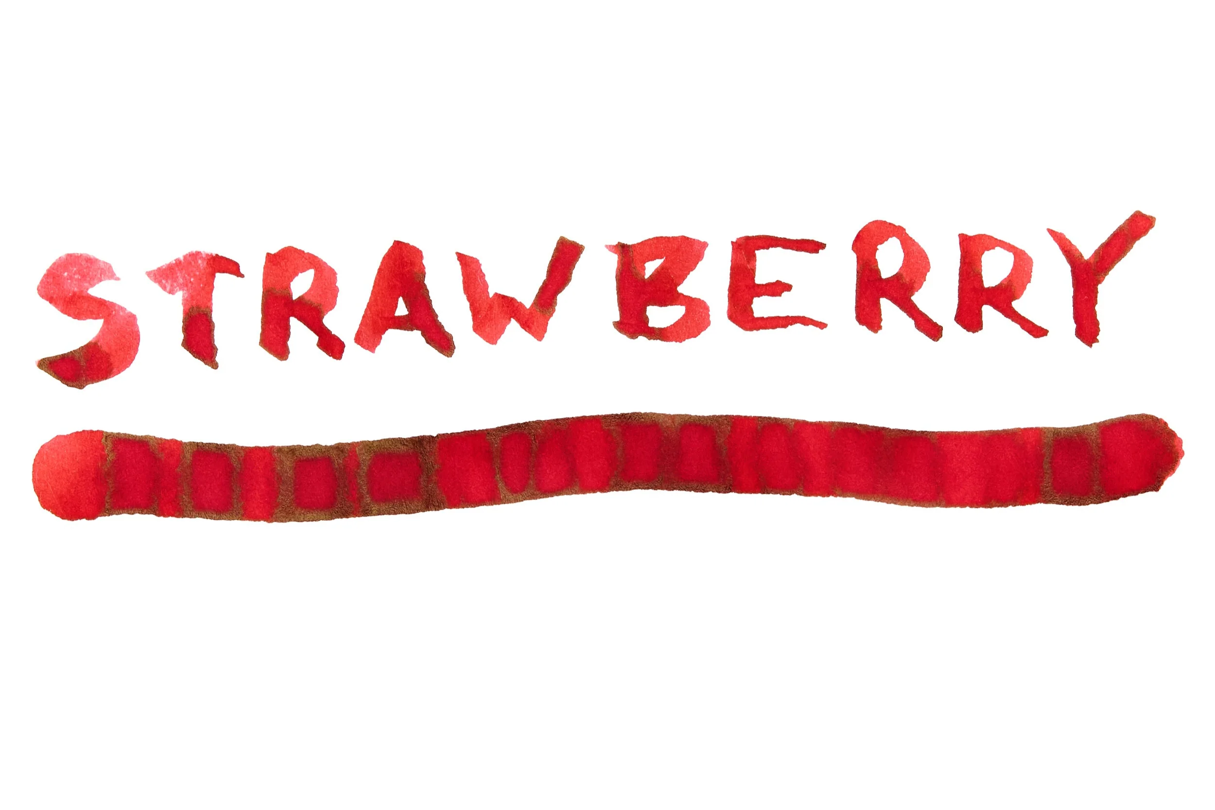 Diamine Wild Strawberry - 80ml Bottled Ink - Image 3