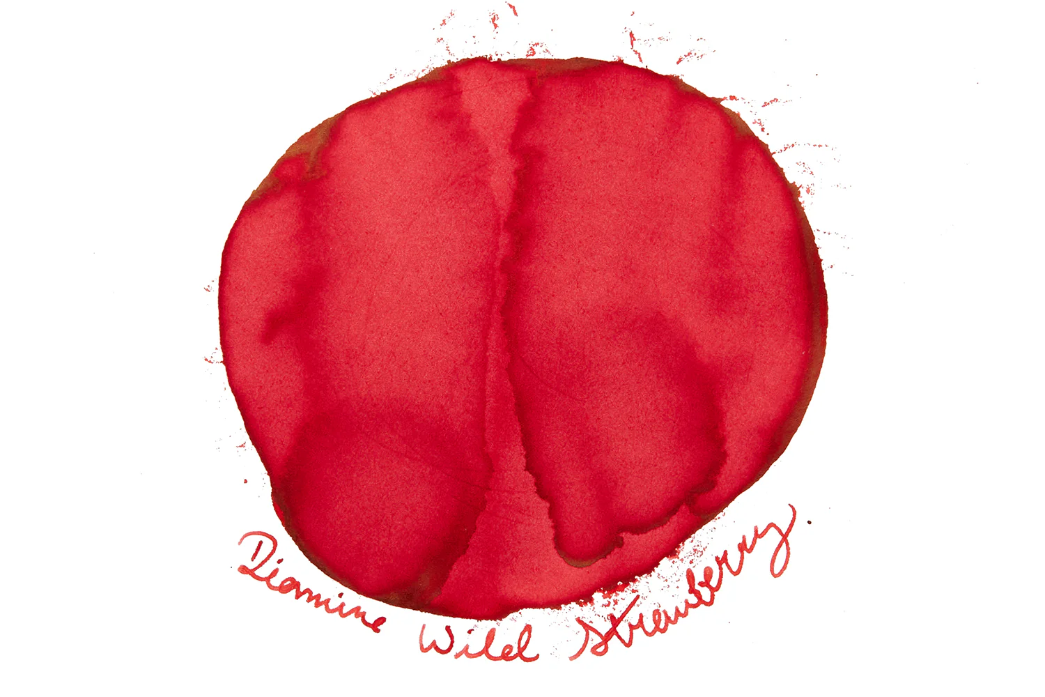 Diamine Wild Strawberry - Ink Sample - Image 4