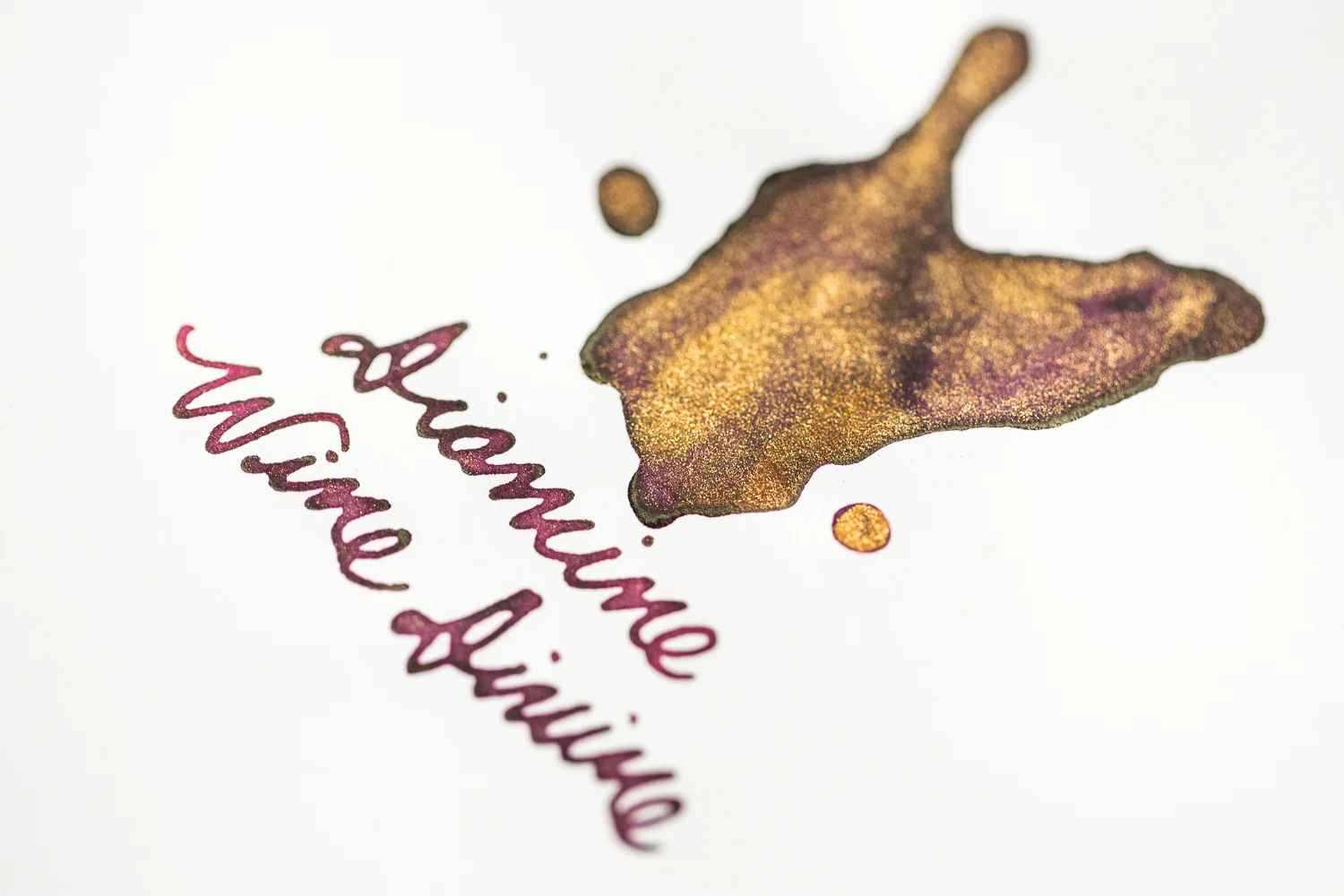 Diamine Wine Divine - Ink Sample - Image 3