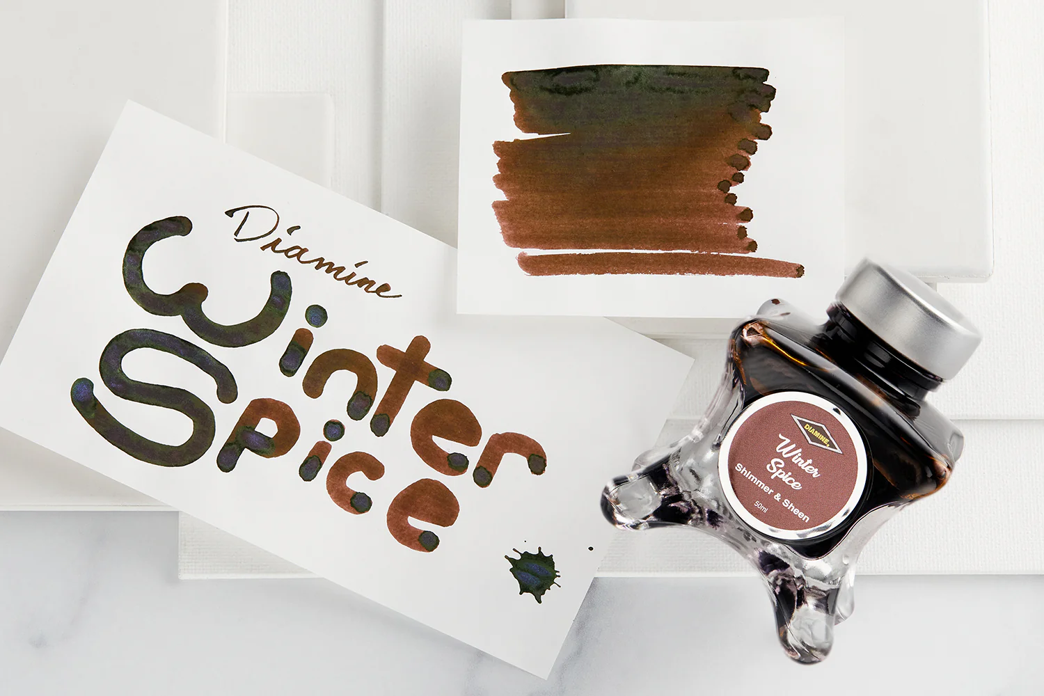 Diamine Winter Spice - Ink Sample - Image 5