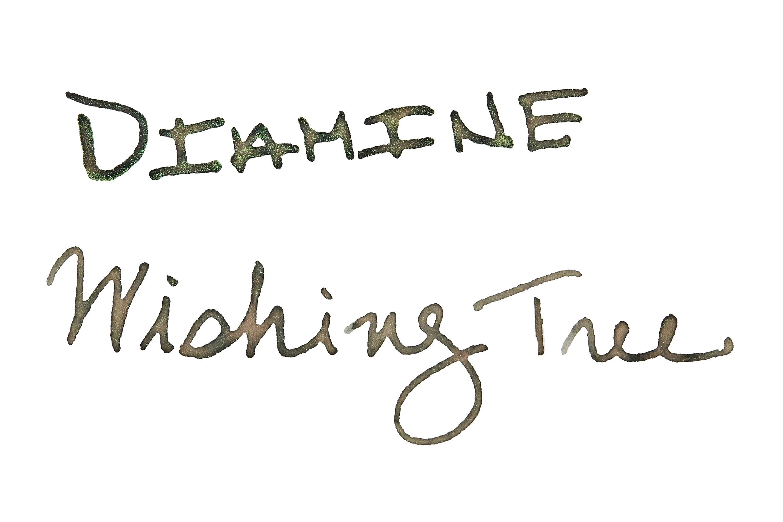 Diamine Wishing Tree - Ink Sample - Image 2