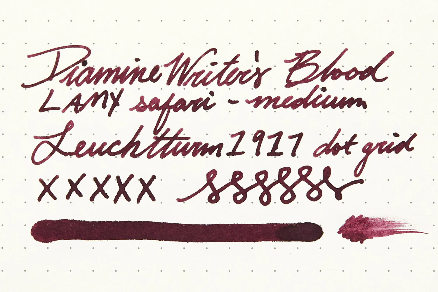 Diamine Writer's Blood - 30ml Bottled Ink - Image 10