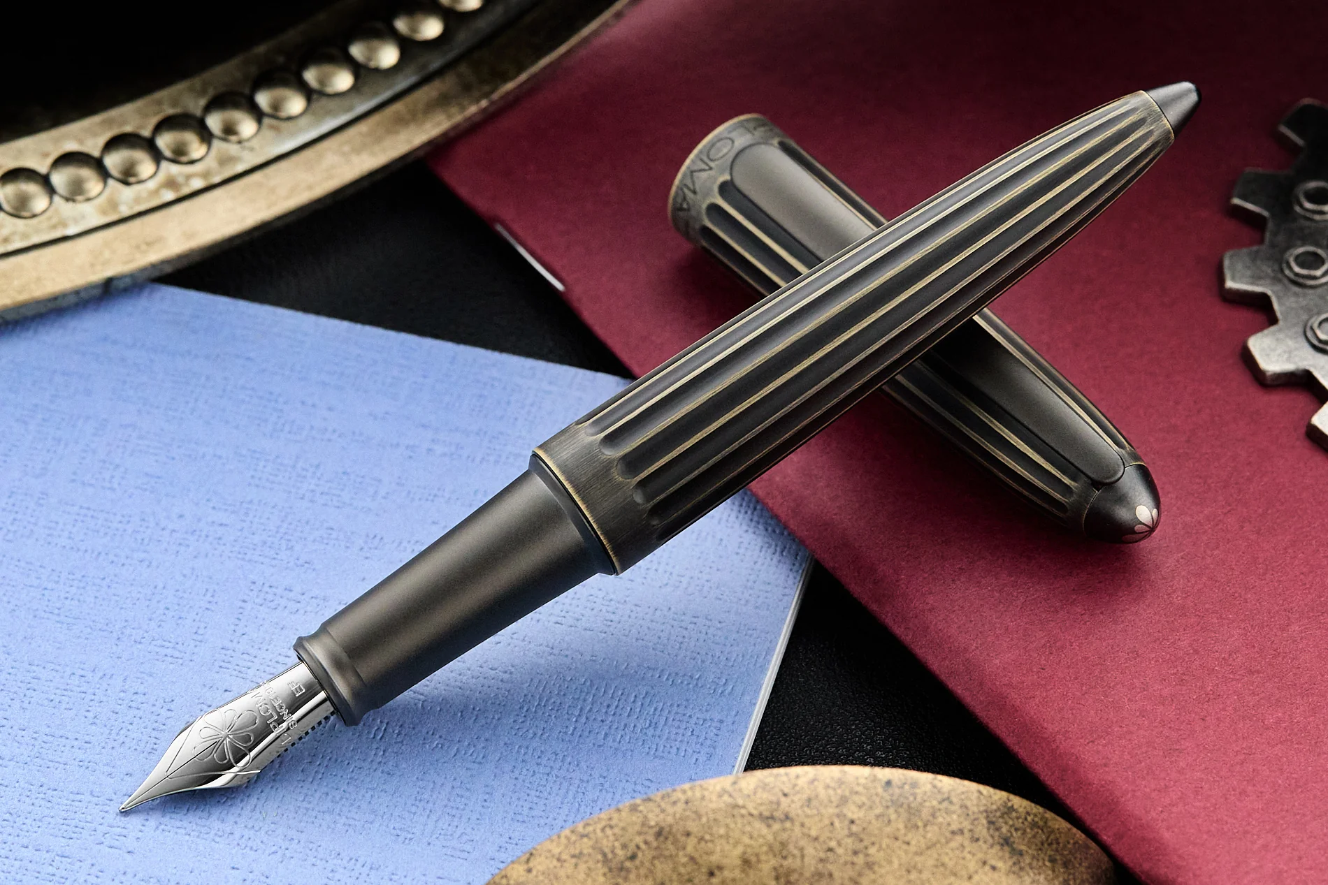 Diplomat Aero Fountain Pen - Oxyd Brass - Image 8