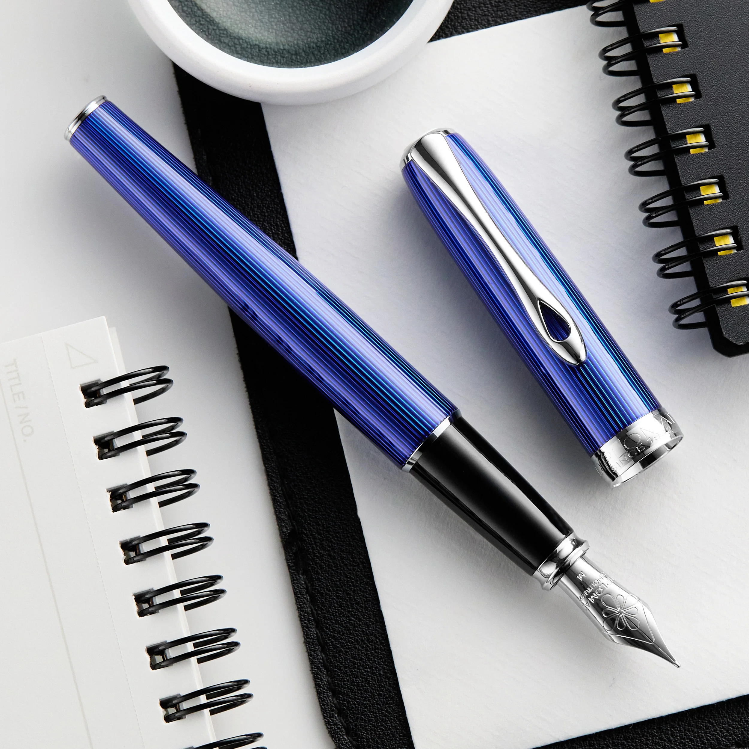 Diplomat Excellence A2 Fountain Pen - Skyline Blue - Image 3