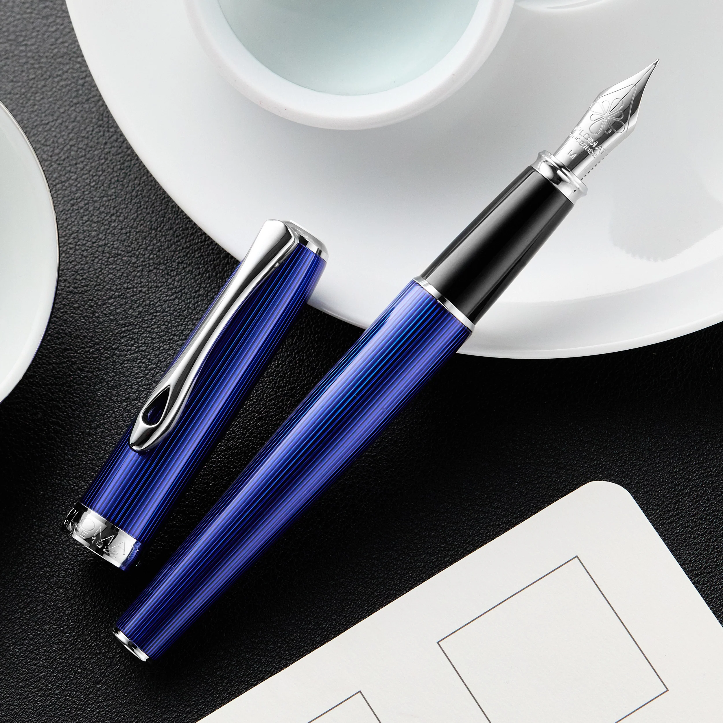 Diplomat Excellence A2 Fountain Pen - Skyline Blue - Image 8