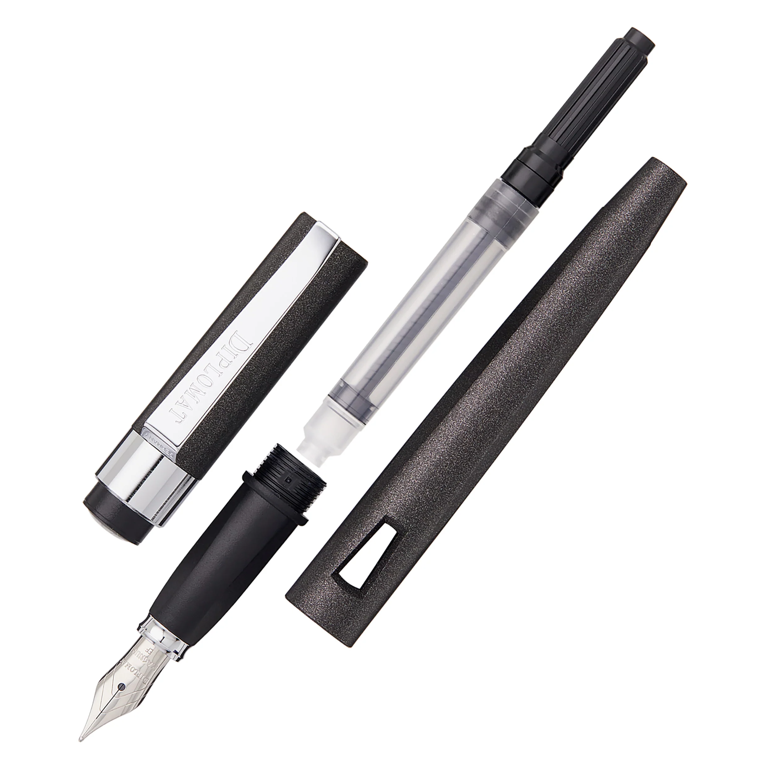 Diplomat Magnum Fountain Pen - Crow Black - Image 3