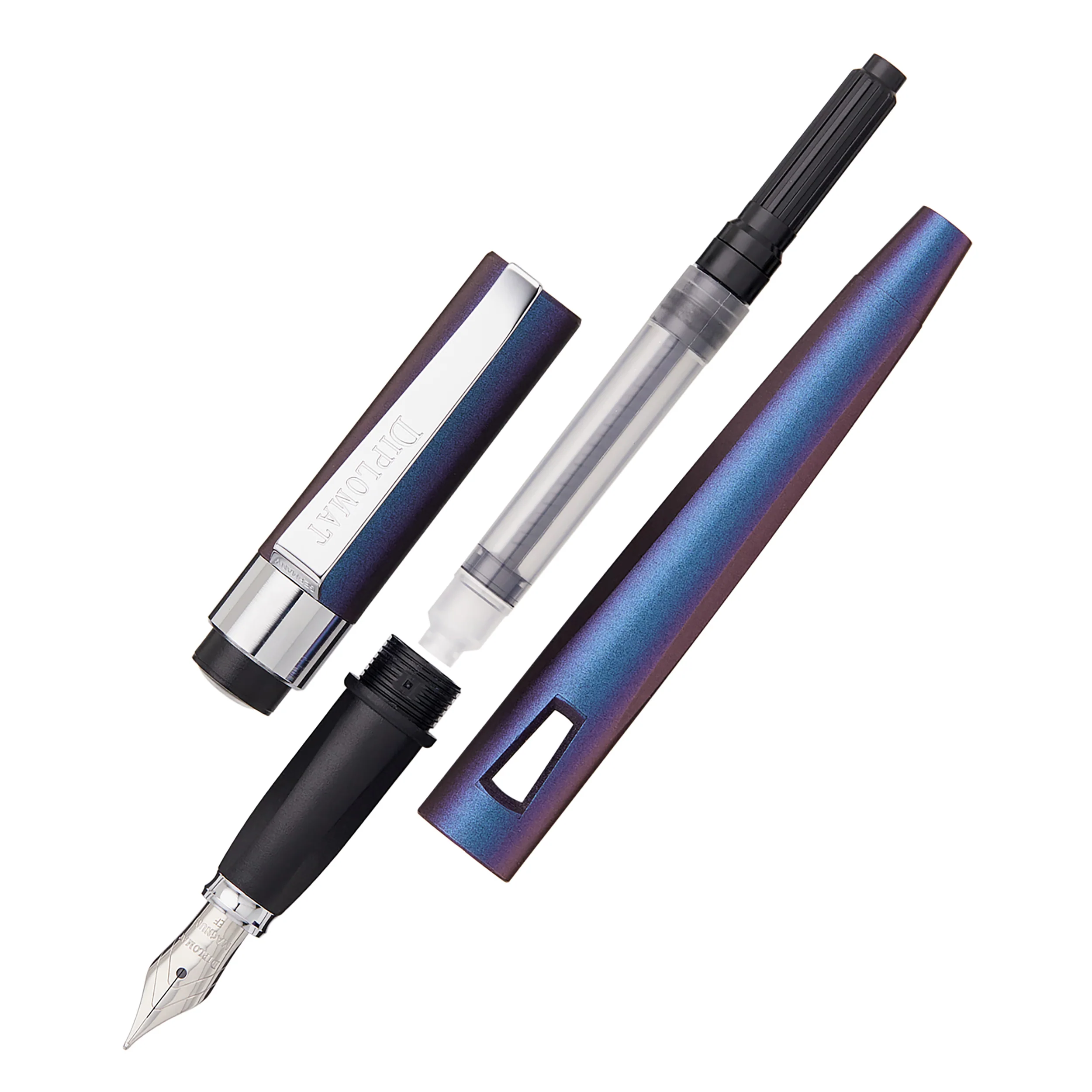 Diplomat Magnum Fountain Pen - Prismatic Purple - Image 3