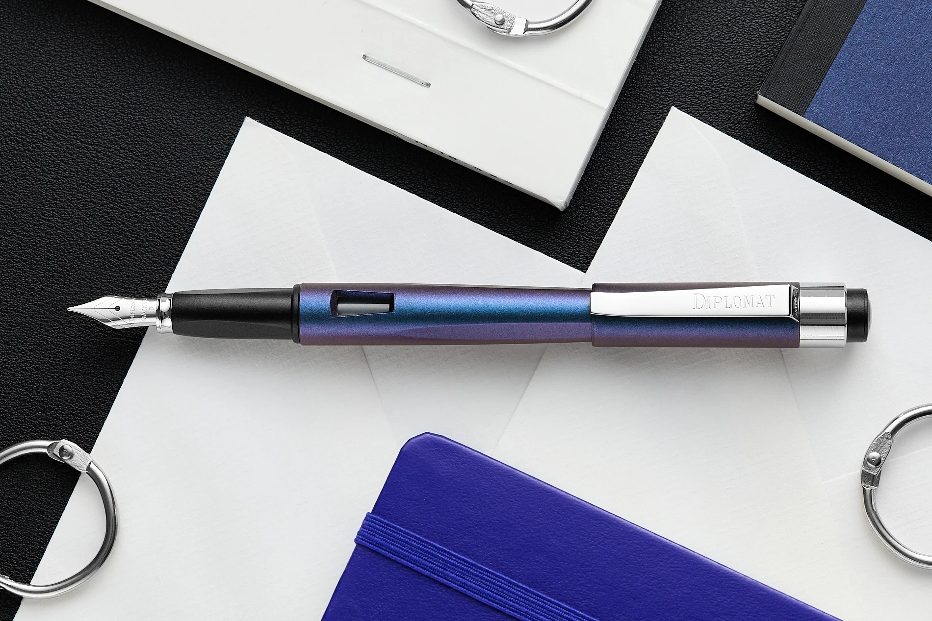 Diplomat Magnum Fountain Pen - Prismatic Purple - Image 8