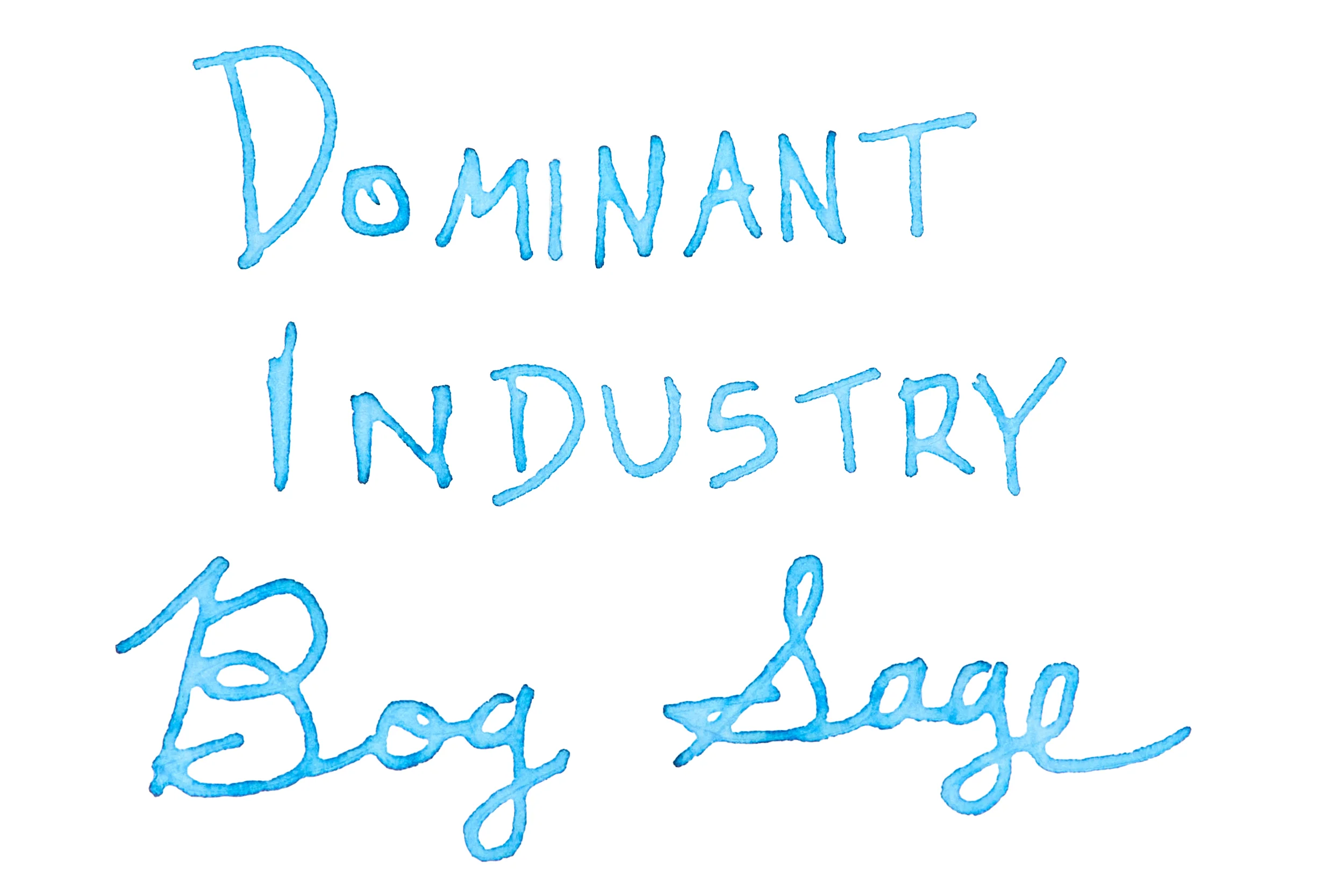 Dominant Industry Bog Sage (Scented) - Ink Sample - Image 3