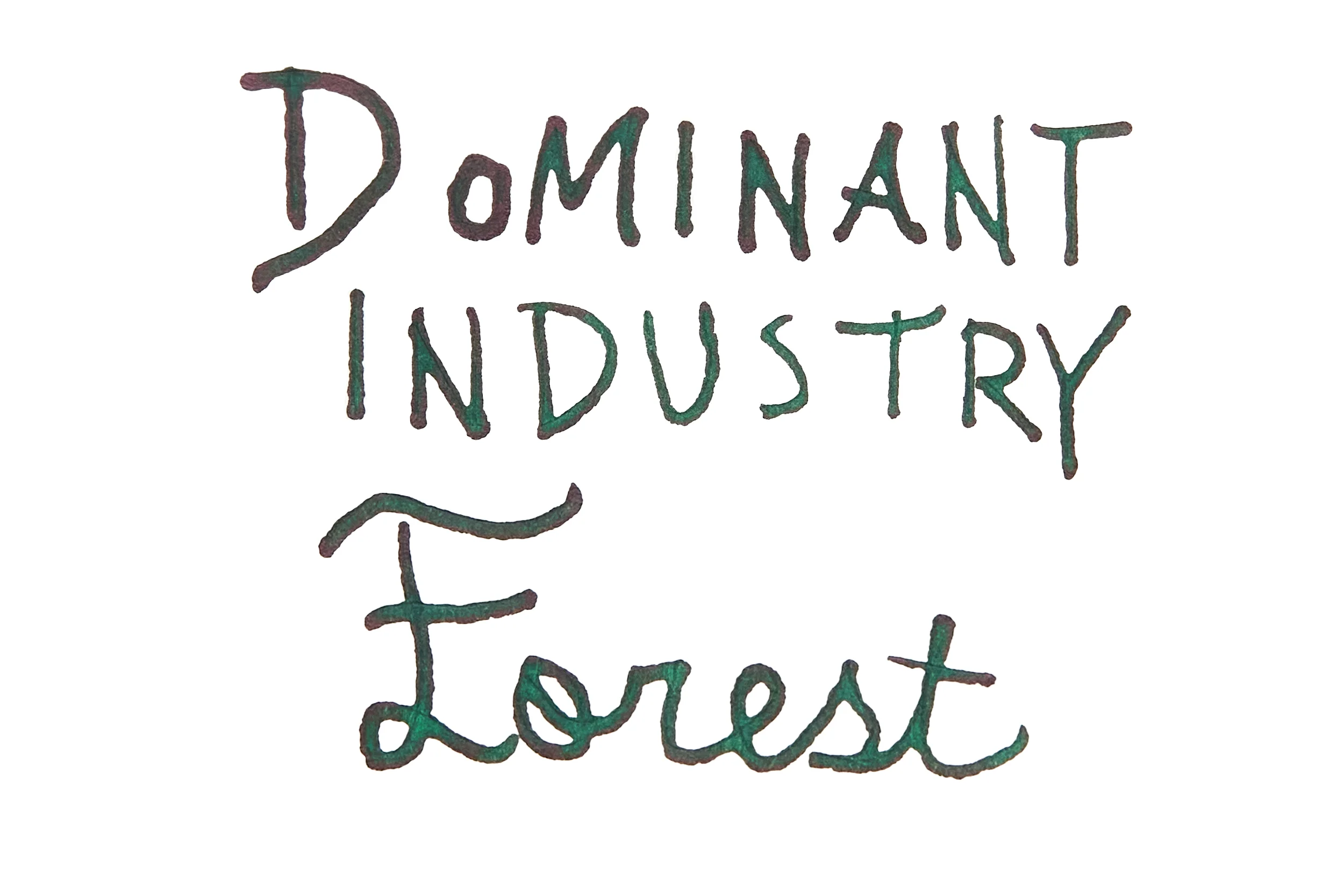 Dominant Industry Forest (Standard) - 25ml Bottled Ink - Image 3