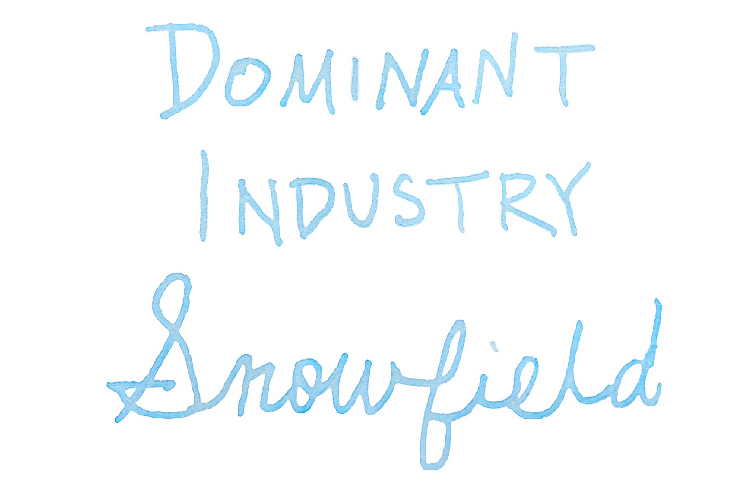 Dominant Industry Snowfield (Pearl) - Ink Sample - Image 3