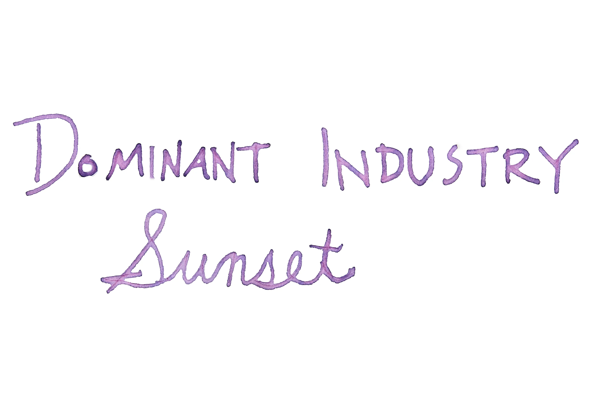 Dominant Industry Sunset (Pearl) - Ink Sample - Image 3