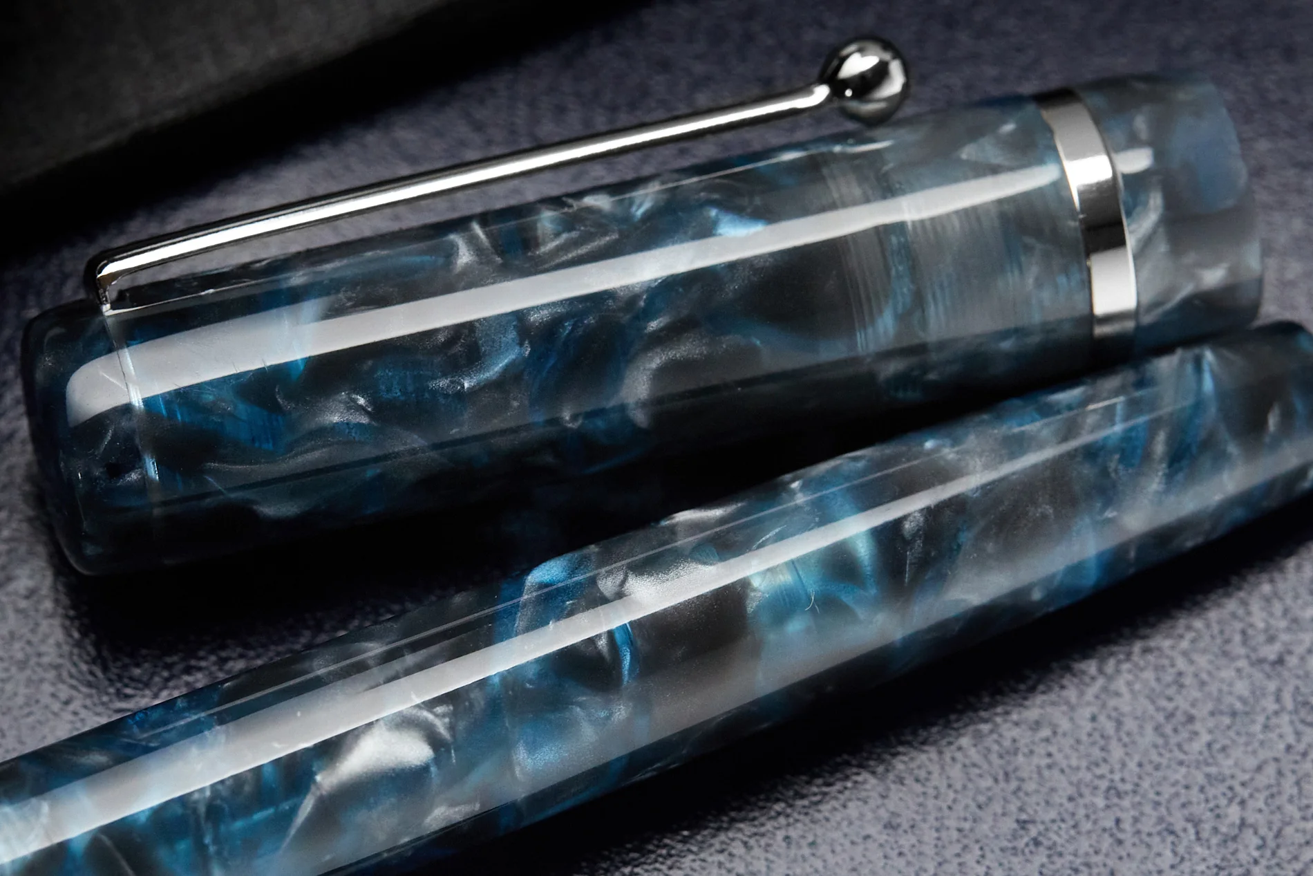 Edison Beaumont Fountain Pen - Moonbreaker - Image 12