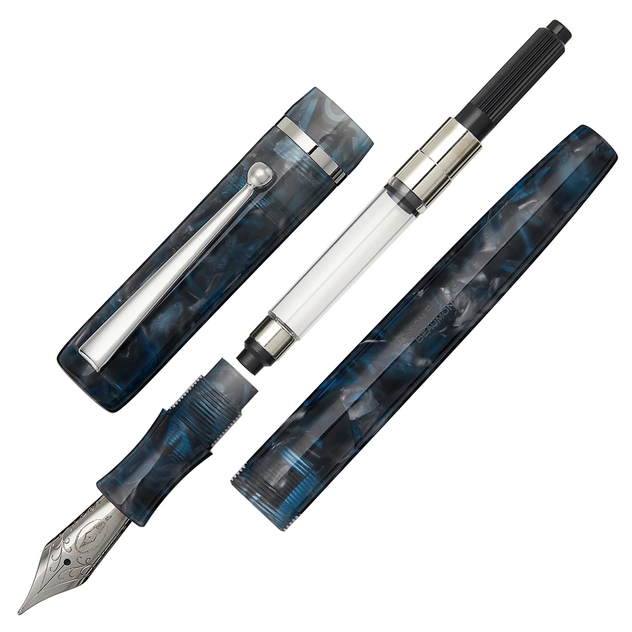 Edison Beaumont Fountain Pen - Moonbreaker - Image 3