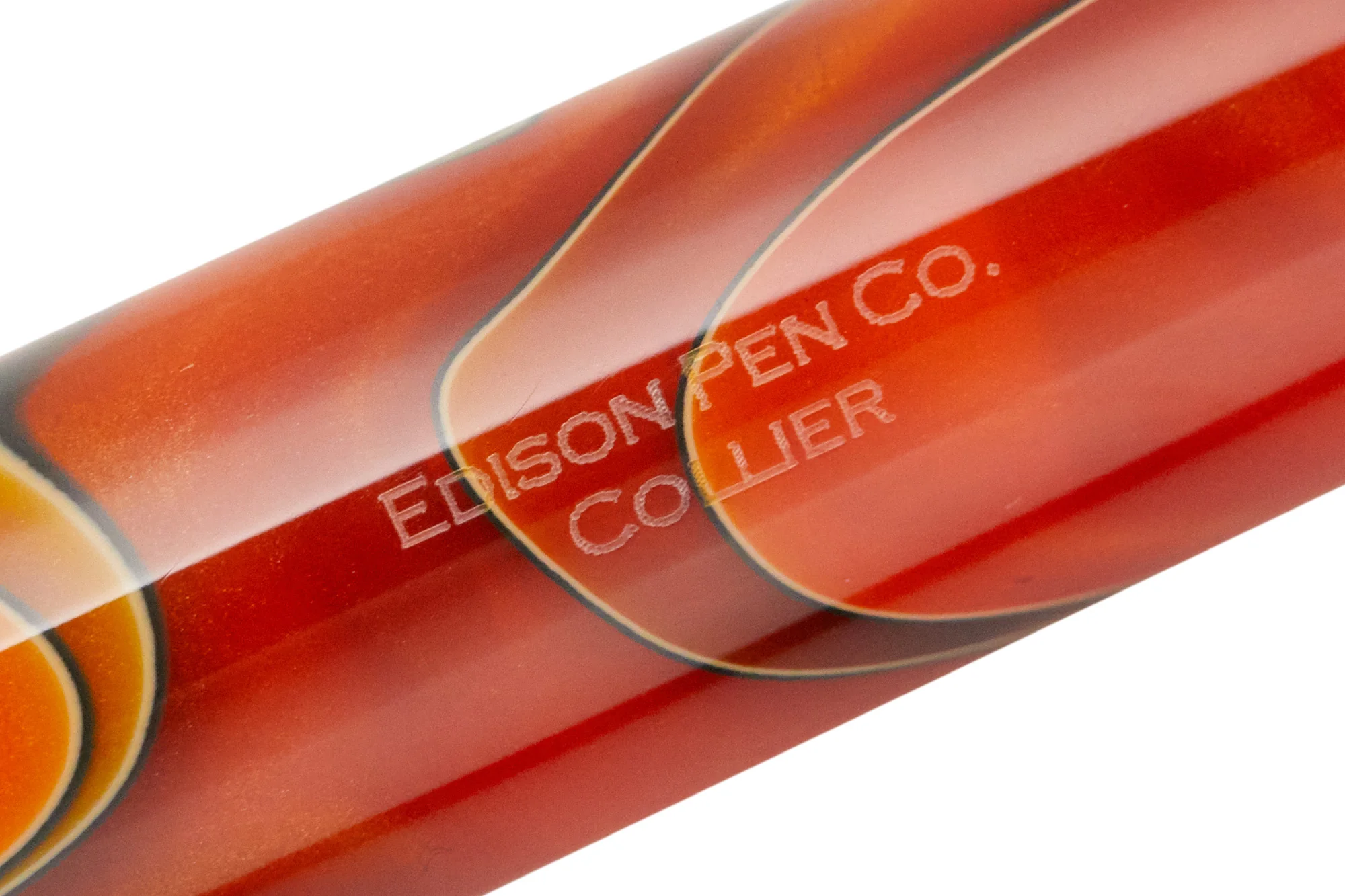 Edison Collier Fountain Pen - Persimmon Swirl - Image 5