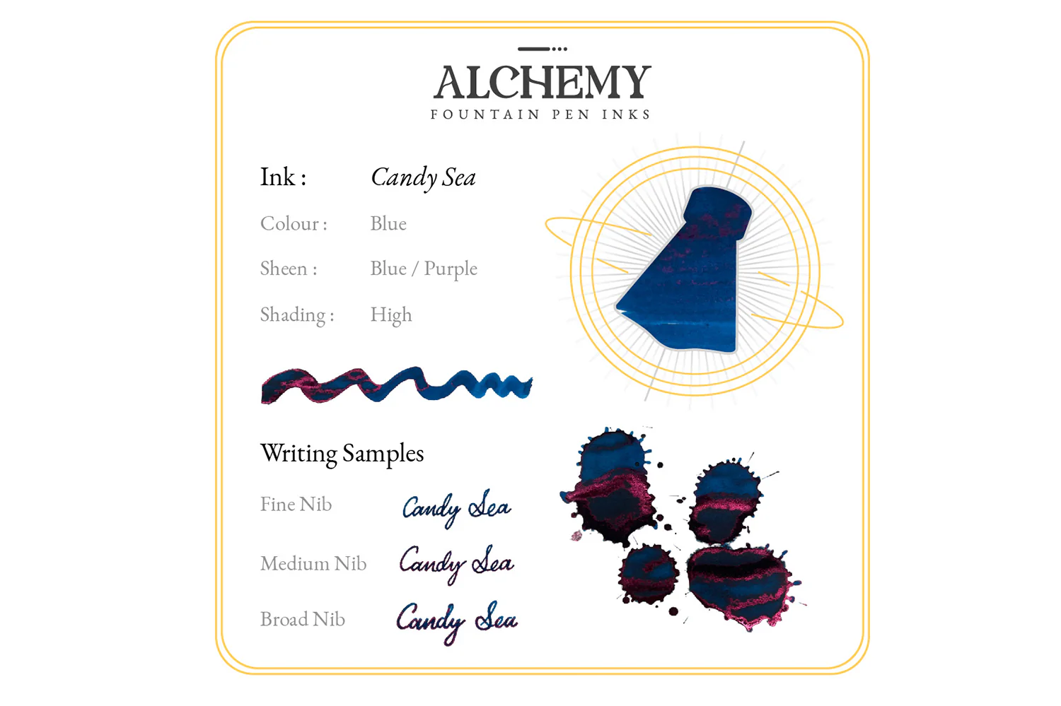 Endless Alchemy Candy Sea - 45ml Bottled Ink - Image 6