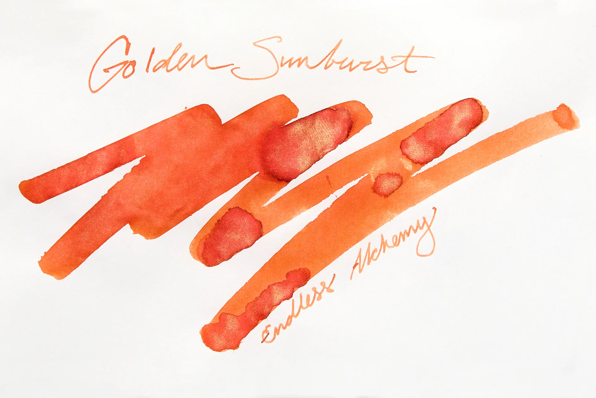 Endless Alchemy Golden Sunburst - 45ml Bottled Ink - Image 5