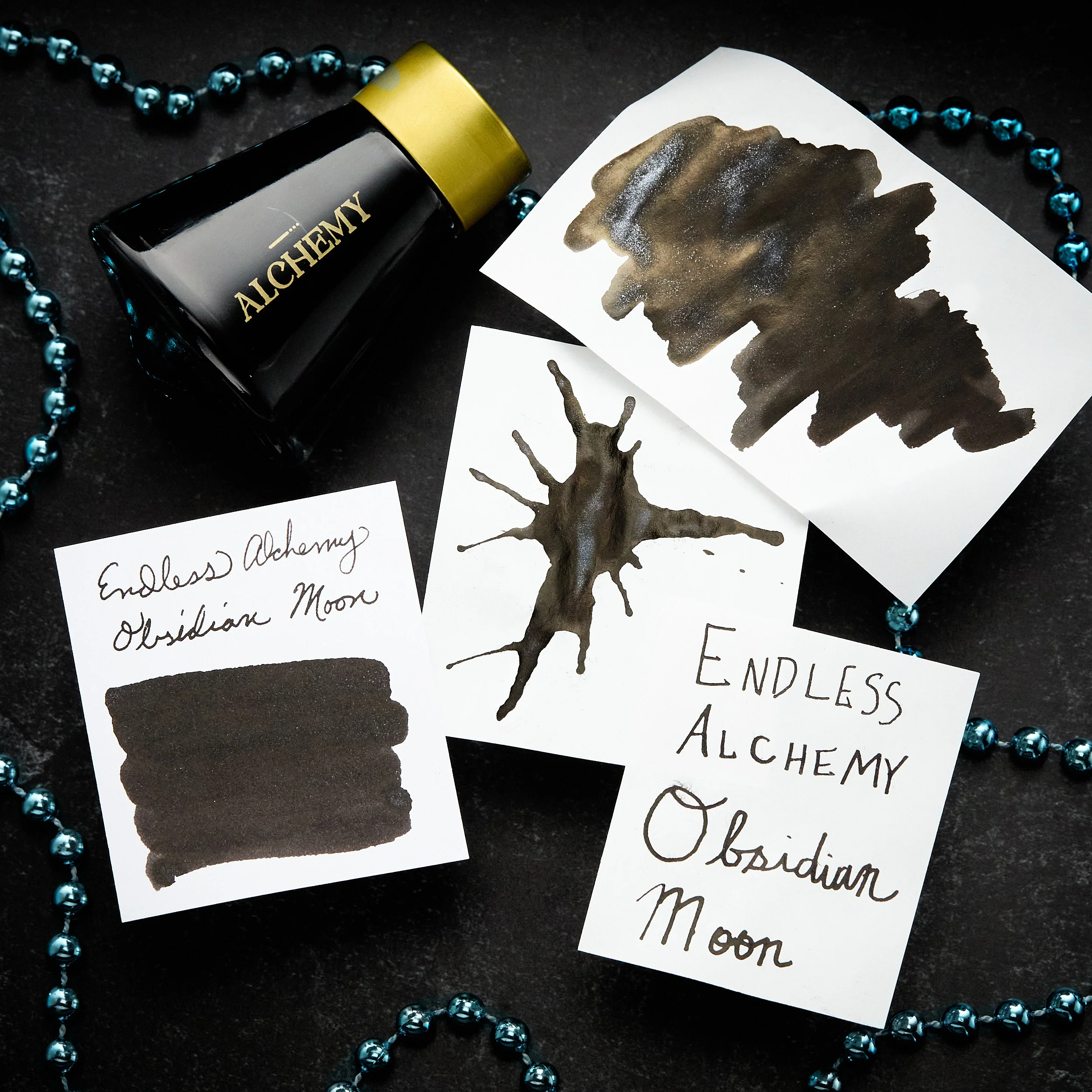 Endless Alchemy Obsidian Moon - 45ml Bottled Ink - Image 2