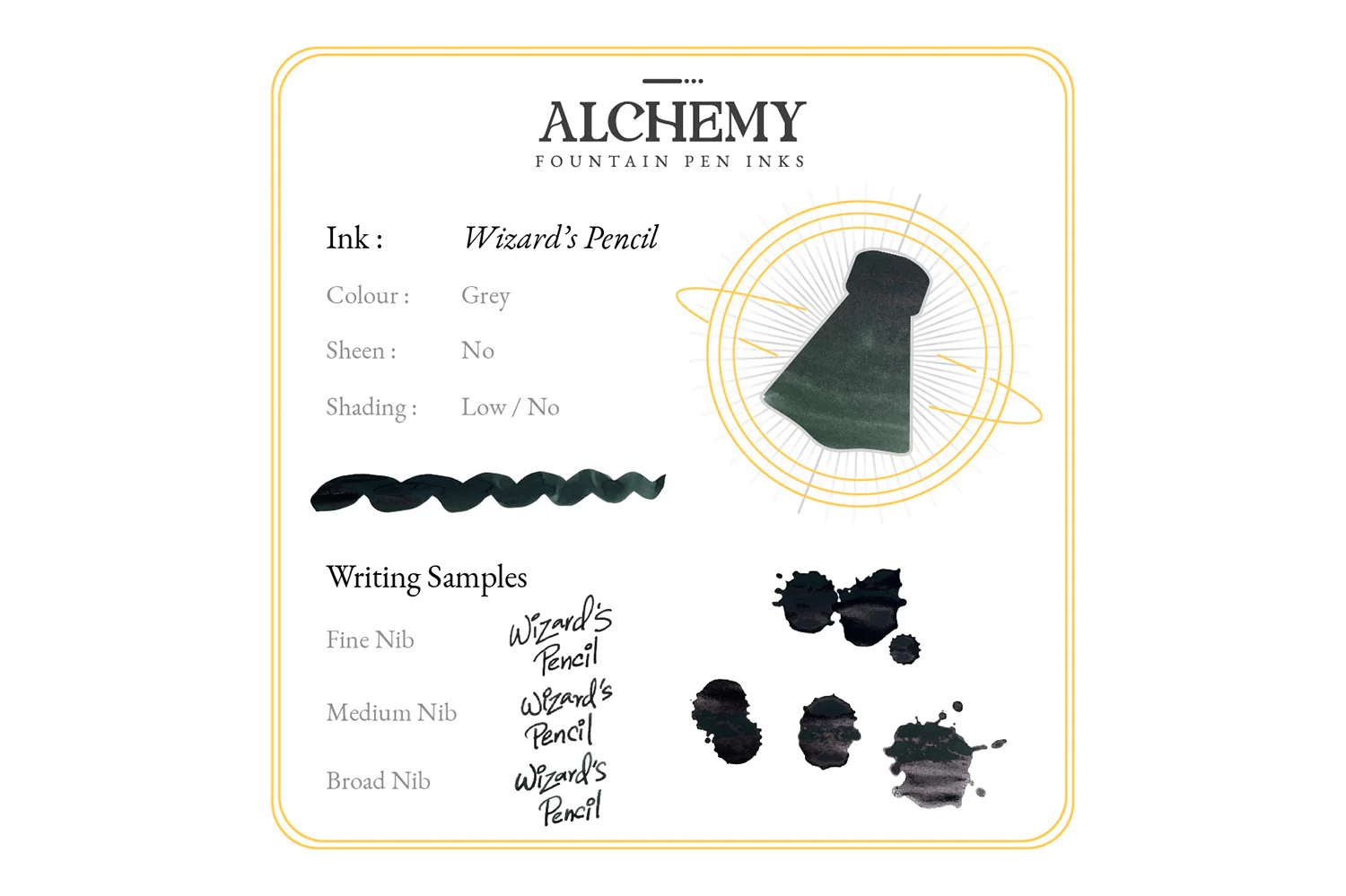 Endless Alchemy Wizard's Pencil - 45ml Bottled Ink - Image 6