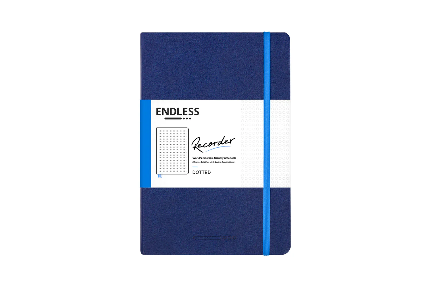 Endless Recorder A5 Notebook - Deep Ocean, Dot Grid - Image 2