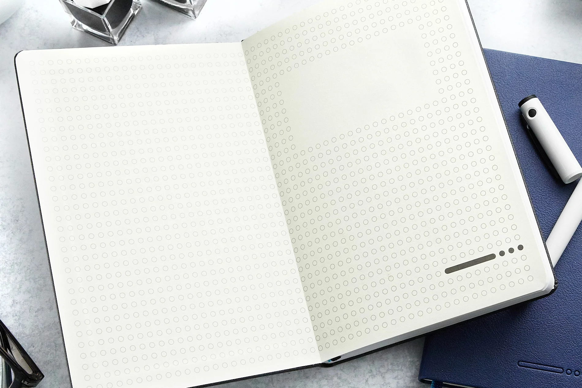 Endless Recorder A5 Notebook - Deep Ocean, Dot Grid - Image 4