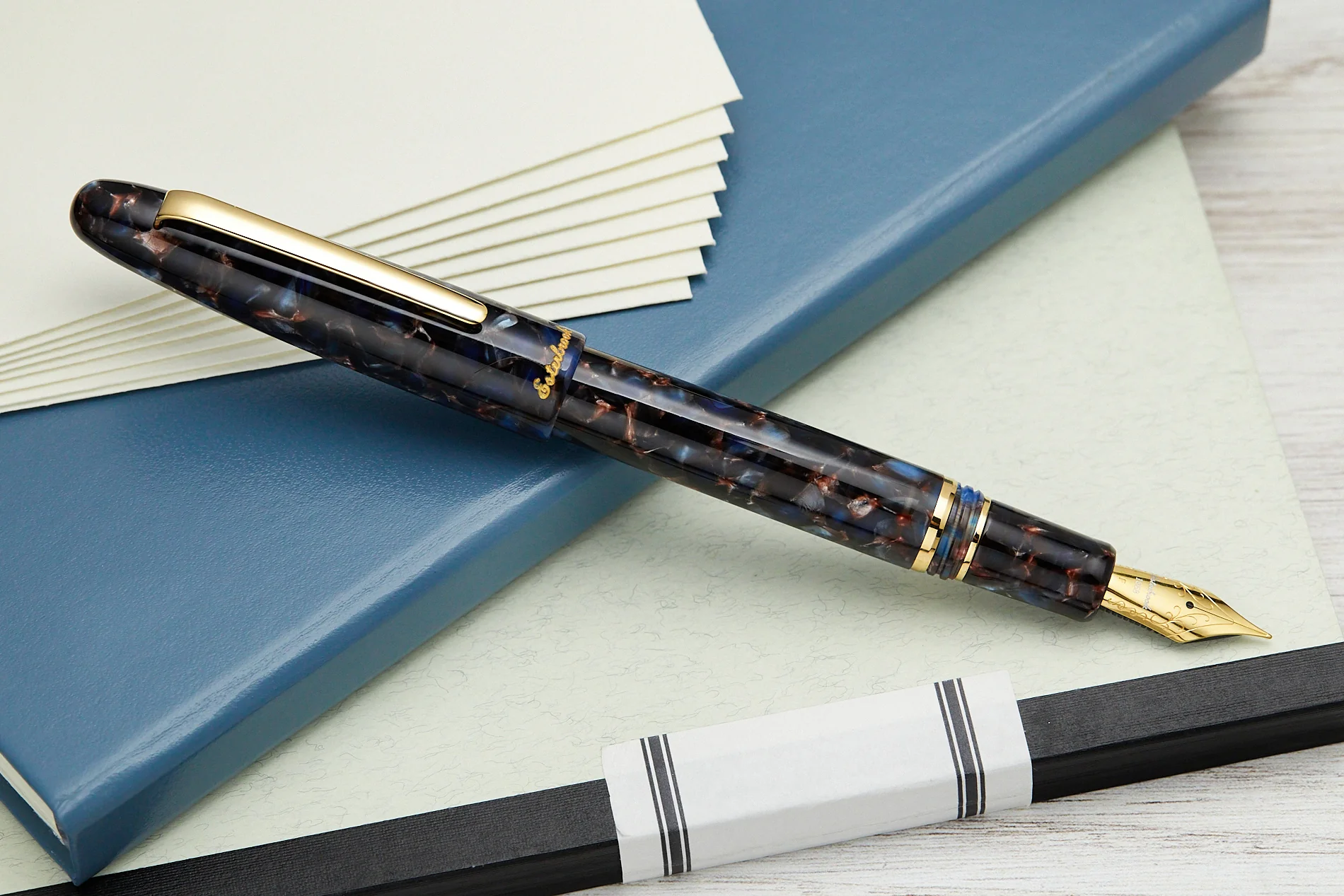 Esterbrook Estie Fountain Pen - Nouveau Bleu/Gold - Image 10
