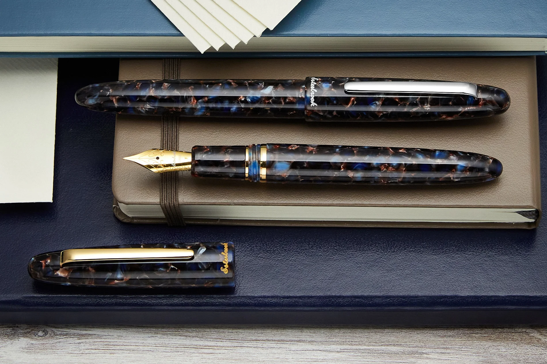 Esterbrook Estie Fountain Pen - Nouveau Bleu/Gold - Image 13