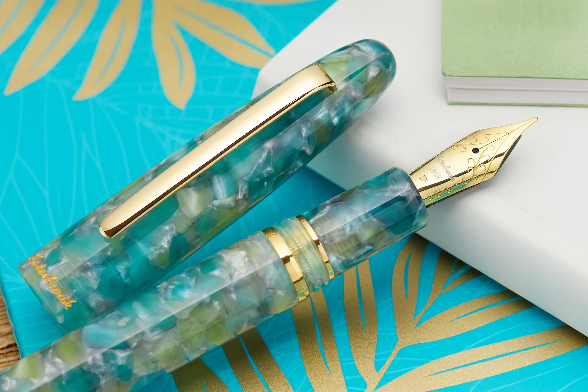 Esterbrook Estie Fountain Pen - Sea Glass/Gold - Image 8