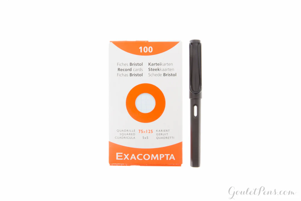Exacompta Pastel Index Cards (3 x 5) - Graph - Image 3