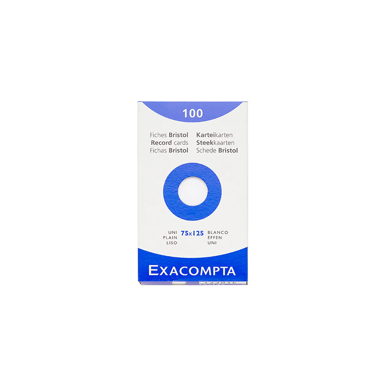 Exacompta White Index Cards (3 x 5) - Blank