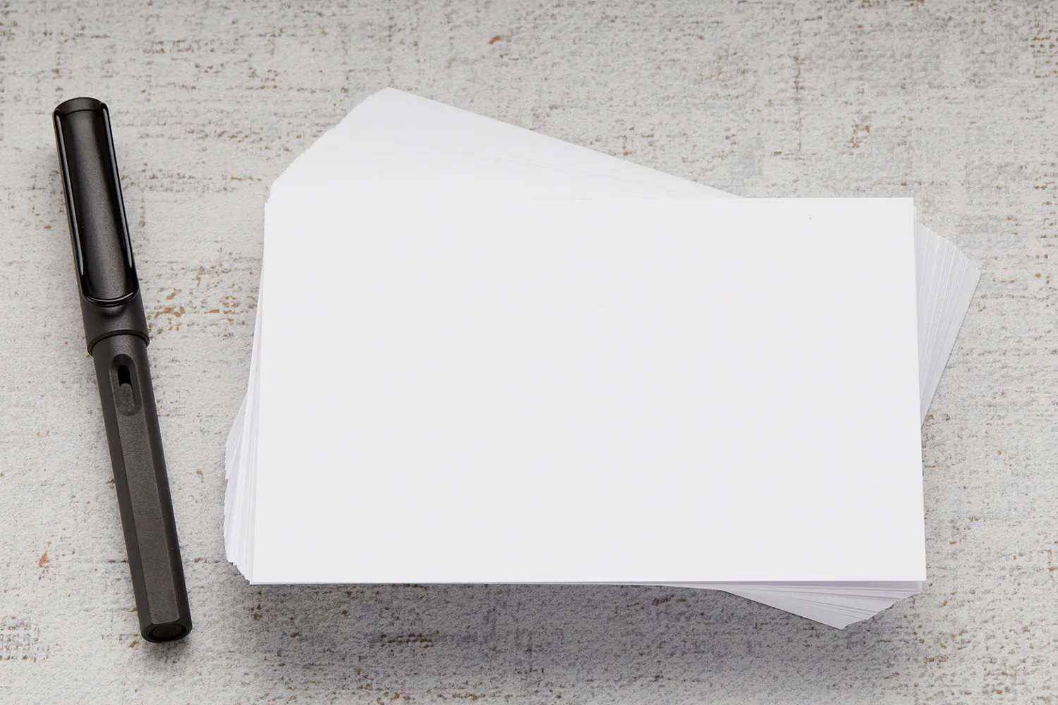 Exacompta White Index Cards (4 x 6) - Blank - Image 2